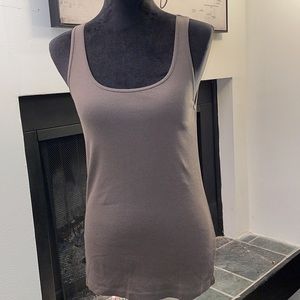 Olive green tank top
